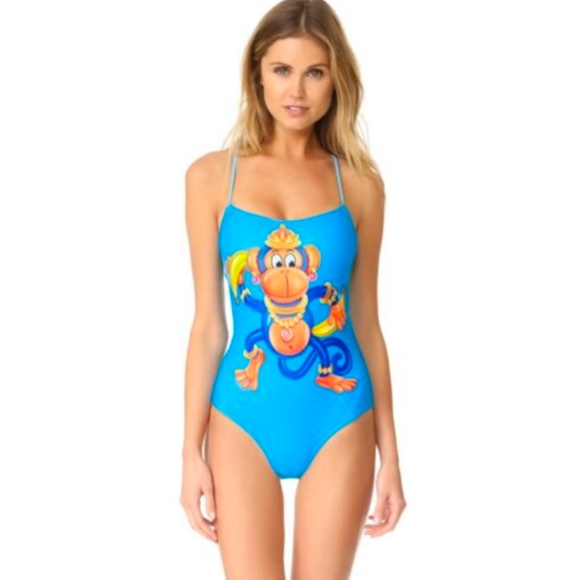 MOSCHINO x Jeremy Scott Ballon Monkey Swimsuit - Picture 1 of 8